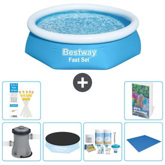 Bestway Piscina Bestway Fast Set Redonda - 244x61 Cm - 7-piezas S251