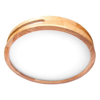 Forlight Forlight - Plaf&oacute;n Ip20 Lu Led 35.5w Blanco Neutro - 4000k On-off Madera Clara