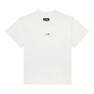 Maison Margiela T-Shirts, male, White, Size: XL Crew Neck Logo T-Shirt