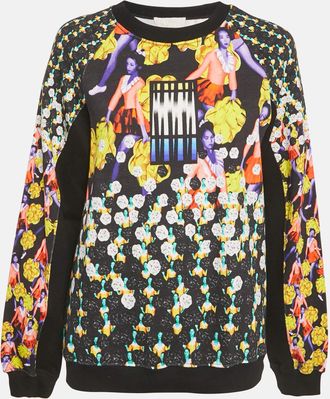 Peter Pilotto Black Ruc Printed Cotton Sweater