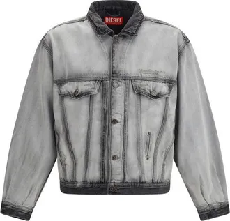 Diesel Cotton blue Mens Jacket