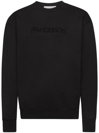 J.W.Anderson logo-embroidered sweatshirt - Black