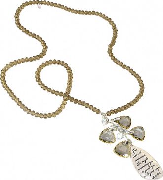 Good Works Womens Angel Necklace In Multi