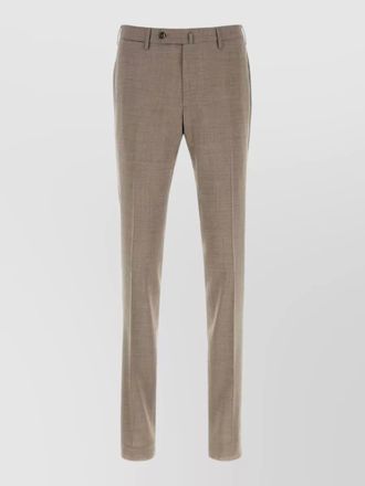 Pantaloni Torino stretch wool trousers belt loops back pockets