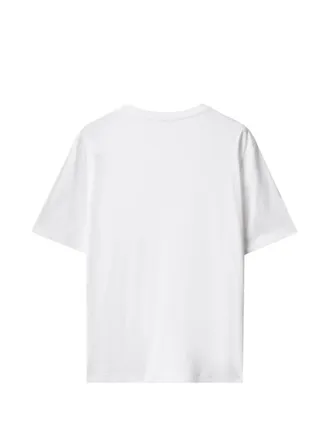 Maison Kitsun&eacute; Fox-Patch Cotton T-shirt - White