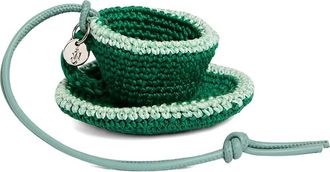 J.W.Anderson Accessorio alluncinetto a forma di tazza da tè - Verde