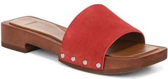 Vince Barbara Slide Sandal in Poppy Red at Nordstrom, Size 5.5