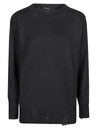 Canessa Leda Cashmere Distressed Sweater