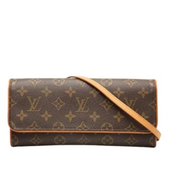 Louis Vuitton Pre-owned Cross Body Bags, female, Brown, Size: ONE SIZE Pre-owned Pochette Twin GM