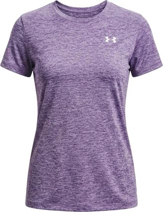 Under Armour Twist T-shirt met korte mouwen voor dames (Paars)
