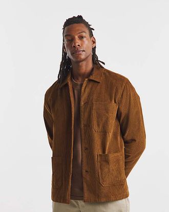 Jacamo Cord Patch Pocket Overshirt Regular
