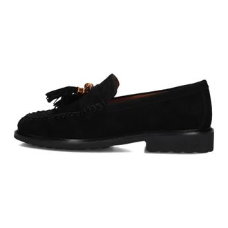 Stefano Lauran Schoenen, Dames, Zwart, 40 EU, Su&egrave;de, Zwarte Su&egrave;de Loafers voor Dames