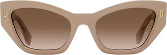 Marc Jacobs Bold Cat-Eye Sunglasses - Beige