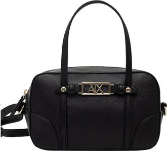A|X Armani Exchange Polly Mini Handtas - Dames - Handtassen - Zwart - ONE Size - Leer - Tassen