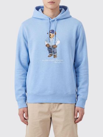 Polo Ralph Lauren Felpa con cappuccio in cotone con stampa Teddy Bear