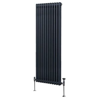 MonsterShop Traditional 2 Column Radiator - 1800 x 562mm - Anthracite Grey