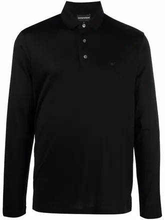 Emporio Armani Polo con stampa - Nero