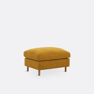 La Redoute Interieurs Poef in fluweel, Lomeo