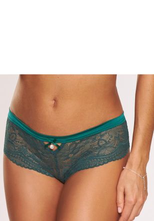 Nuance Panty NUANCE Vivianna, Damen, Gr. 32/34, gr&uuml;n (tannengr&uuml;n), Microfaser, Obermaterial: 85% Polyamid, 15% Elasthan, k&ouml;rpernah, Unterhosen Panty, rundher
