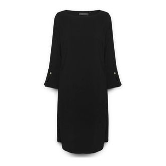 Elena Miro Dames, Jurken, Zwart, Maat: 2XL Poliester