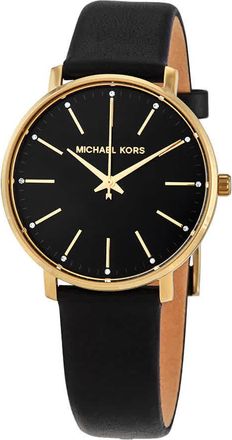 Michael Kors Pyper Crystal Black Dial Ladies Watch MK2747