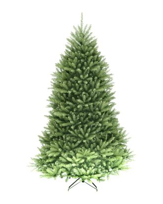 National Tree Company 6.5Ft Dunhill Fir Hinged Tree With 650 Multi Lights
