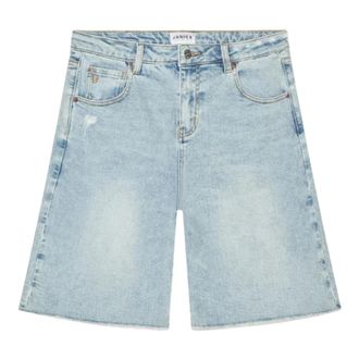 Janice Shorts - Dames - Denim shorts - Blauw - W27 - Denim - Korte Broeken