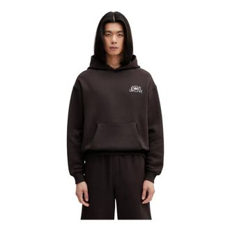 Lacoste Sudadera con M&uacute;ltiples Estampados de Forro Polar - Sweatshirts & Hoodies - Hombre - Marr&oacute;n - 2XL