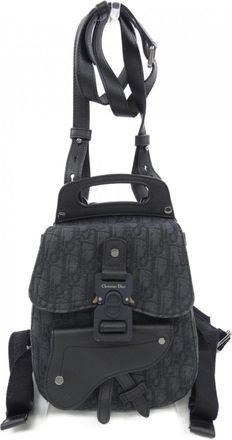 Dior Black Gray Backpack (Pre-Owned)