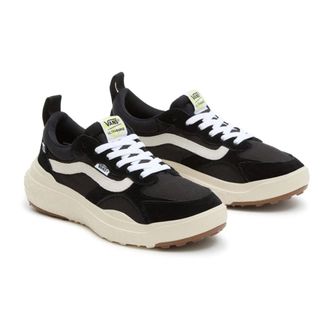 Vans Schoenen, Heren, Zwart, 42 EU, Leer, Innovatieve Urban Sneakers Zwart Wit