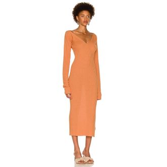 Remain Midi Kleedjes - Dames - Casual kleedjes - Rood - 2XS - Kleedjes