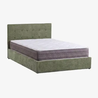 Sklum Letto Con Contenitore Imbottito Abiel Sklum