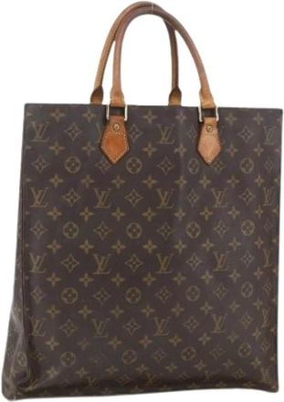 Louis Vuitton Pre-owned Canvas Tote Bag - Dames - Vintage Shopper - Bruin - ONE Size - Vintage