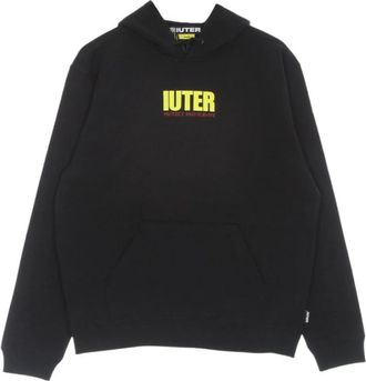 Iuter Lichtgewicht hoodie blijf in leven - Heren - Hoodies - Zwart - S - Hoodies & sweatvesten