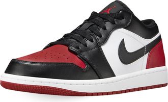 Nike JORDAN 1 Retro Low Og Ex Mens Shoes, White/Black-red Low, 11.5 UK