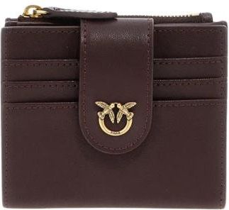 Pinko Zip Wallet - Dames - Portefeuilles - Paars - ONE Size - Leer - Accessoires