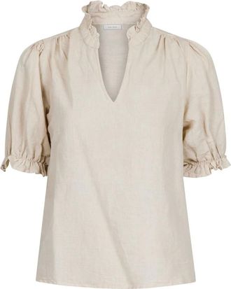 Neo Noir Mujer, Blusas y Camisas, Beige, Talla: XL