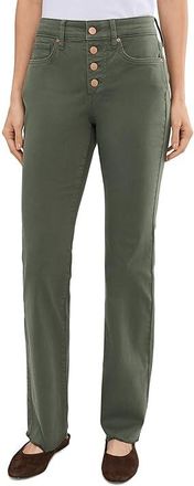 NYDJ Barbara Bootcut Womens Jeans Desert Green : 14 32, Cotton/Denim/Polyester