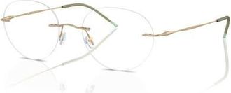 Giorgio Armani 50mm Phantos optical glasses in Black at Nordstrom