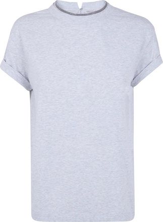 Brunello Cucinelli Dames, Tops, Grijs, Maat: XL