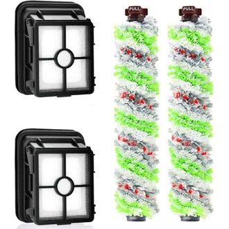 OEM Juego De 2 Filtros De Repuesto Y 2 Cepillos Multiusos Para Aspiradoras Bissell Crosswave 3 En 1 (modelos 1866, 1785, 2052 Y 1713) - Crezuo
