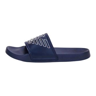 Emporio Armani Logo Slides - male - Emporio Armani - Sliders - Blue - 10 UK - Shoes