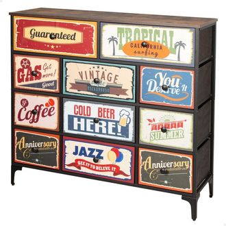 OEM Cassettiera Max Home Vintage 103 X 98 X 30 Cm