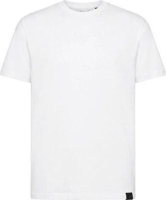 low brand T-shirt met ronde hals - Heren - T-shirts - Wit - 2XL - Katoen - Tops