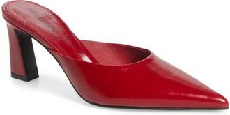 Jeffrey Campbell Unamused Pointed Toe Mule in Cherry Red at Nordstrom, Size 5.5