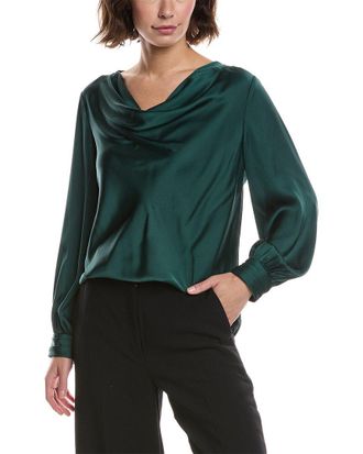 Anne Klein Cowl Neck Matte Top
