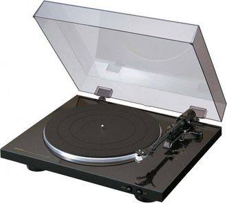 Denon Giradiscos Hifi Tocadiscos Autom&aacute;tico Dp-300f Black Negro