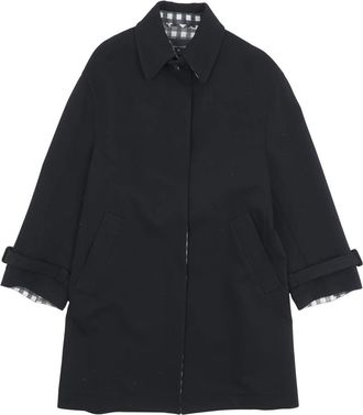 Ermanno Scervino Single-Breasted Coats - Dames - Mantel - Zwart - S - Jassen