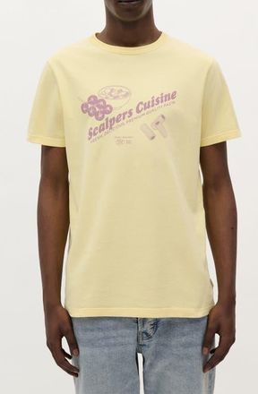Scalpers Cuisine Tee in Light Yellow at Nordstrom, Size Xx-Large Eu