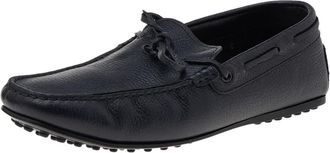 Tod's Tods Black Leather Slip On Loafers